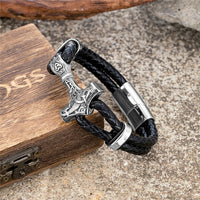 Unbreakable Hammer Leather Wristband