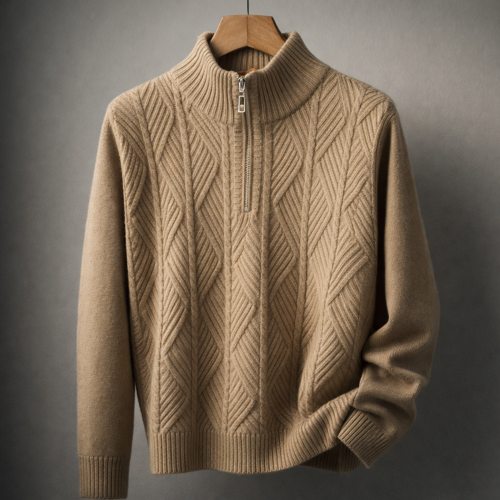 Derek Wool Half Zipper