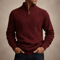 Derek Wool Half Zipper