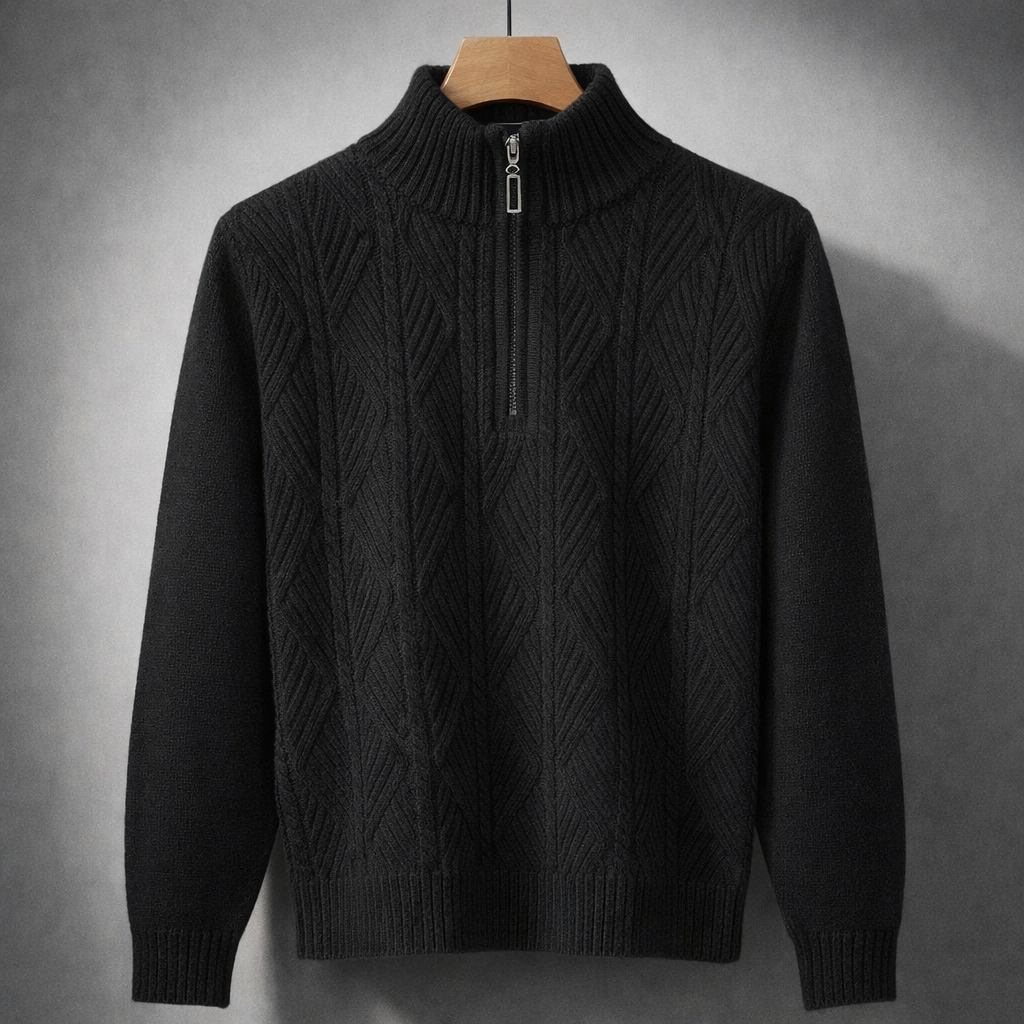 Derek Wool Half Zipper