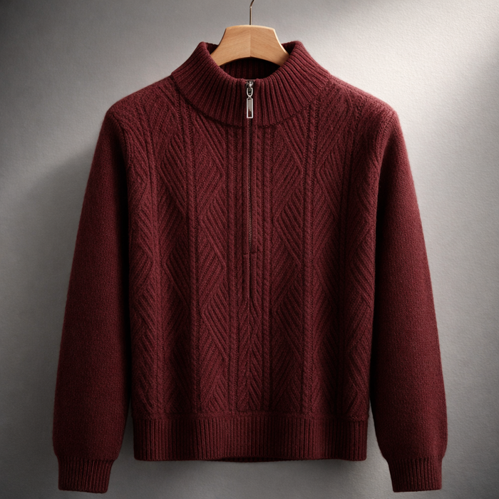 Derek Wool Half Zipper