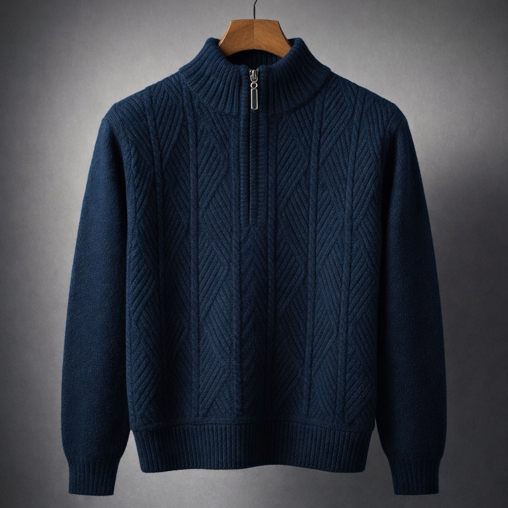 Derek Wool Half Zipper