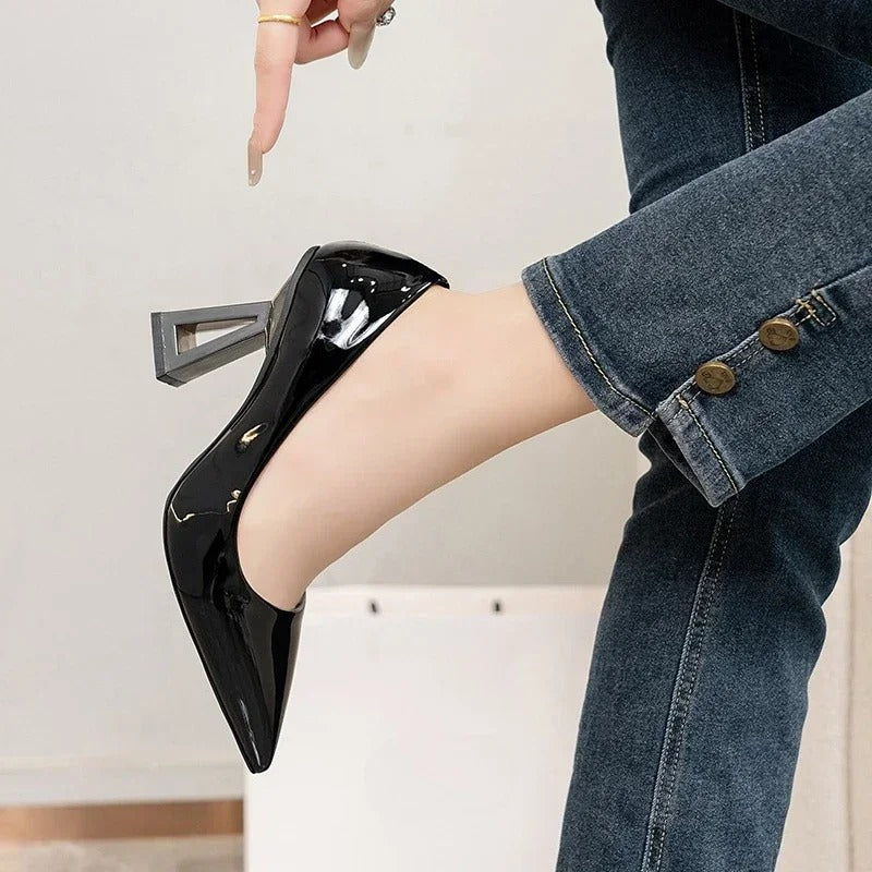 Serena Leather Stilettos