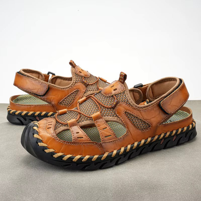 Jason Leather Sandals