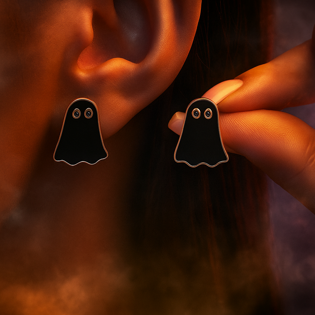 Spooky Boo Dangle Earrings