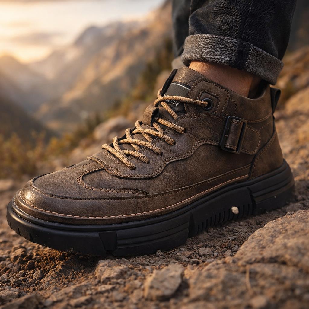 Lenny Genuine Leather Low-Tops