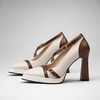 Margaret Leather Heels