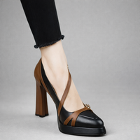 Margaret Leather Heels