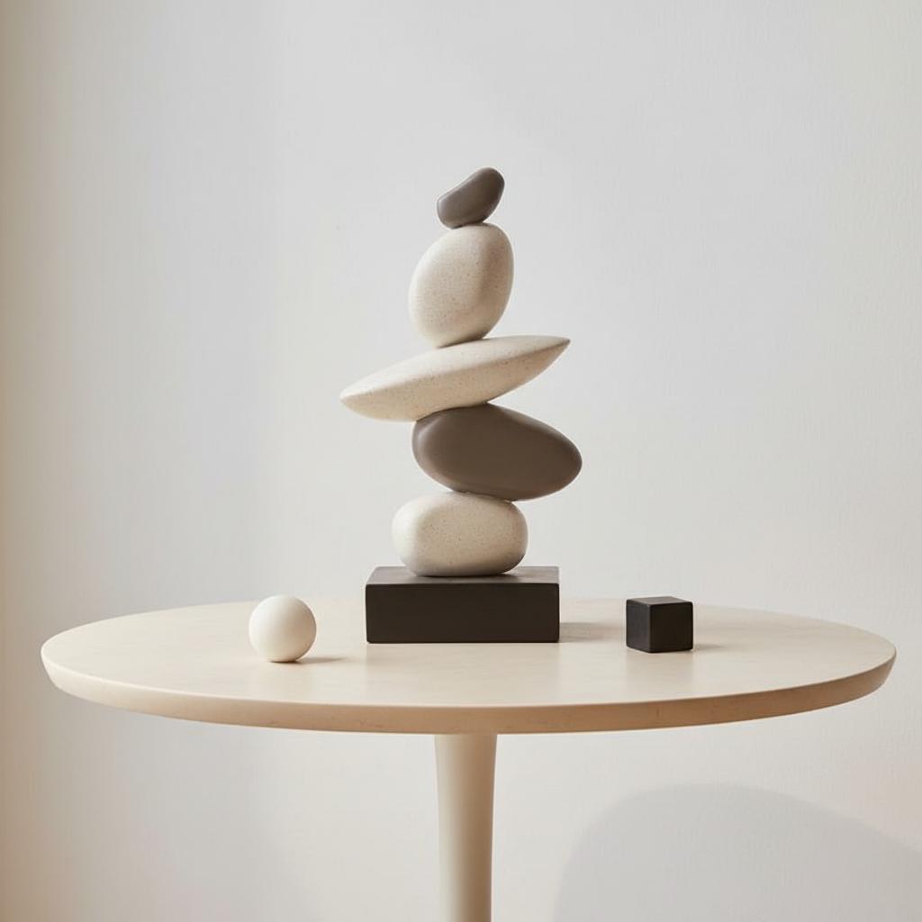 Galet Resin Sculpture