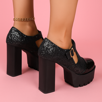 Pamela May Leather Heels