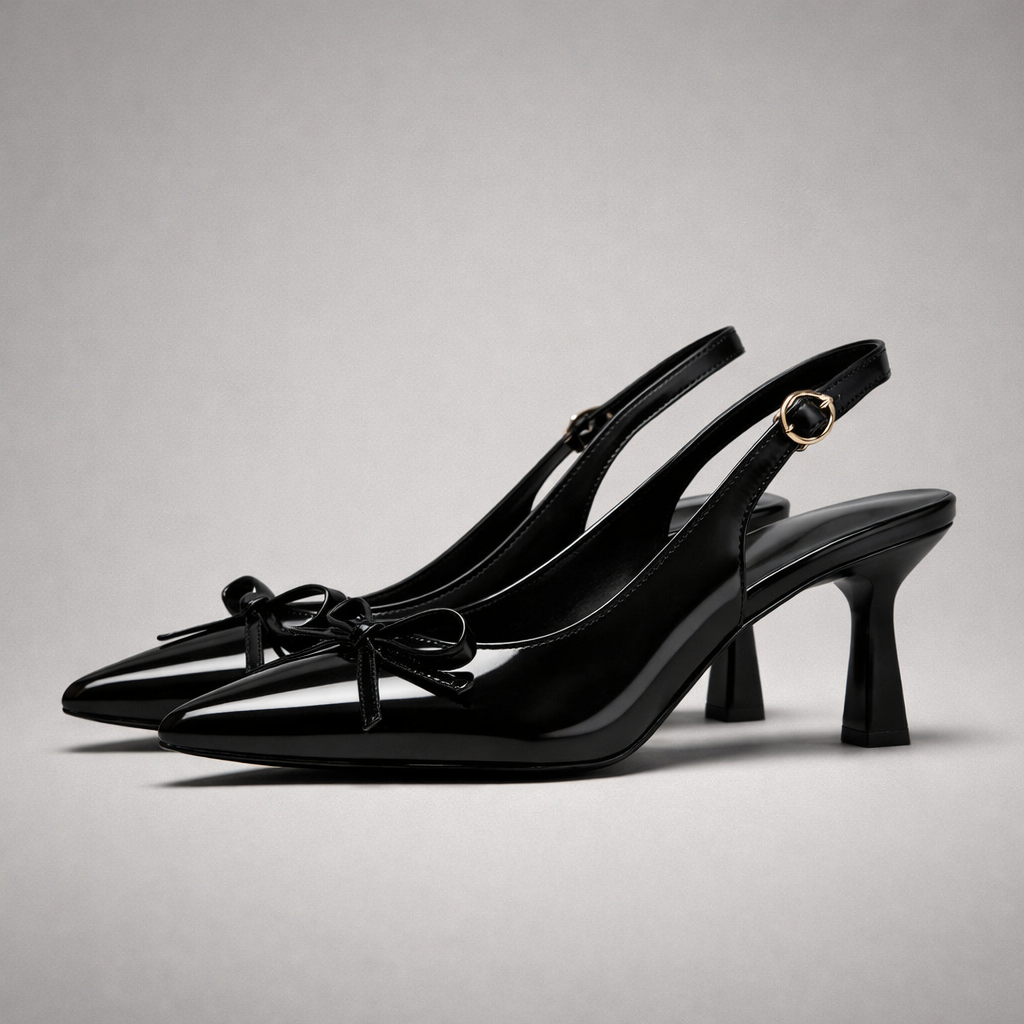 Vanessa Bow Slingbacks