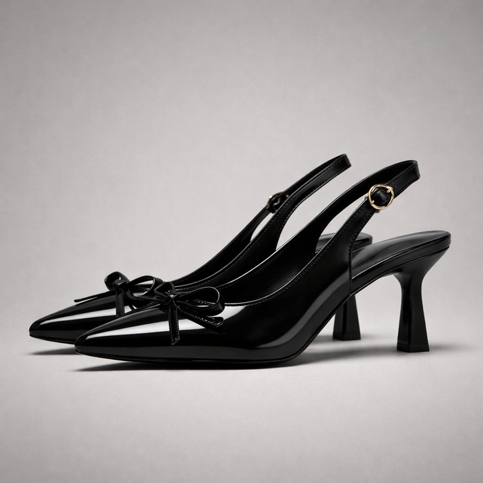Vanessa Bow Slingbacks